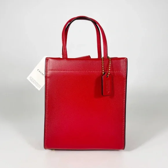 NWT Coach Mini Cashin Tote Glovetanned Leather - Picture 3 of 12